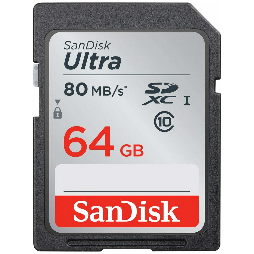 SanDisk Ultra SDHC UHS-I 64GB Memory Card