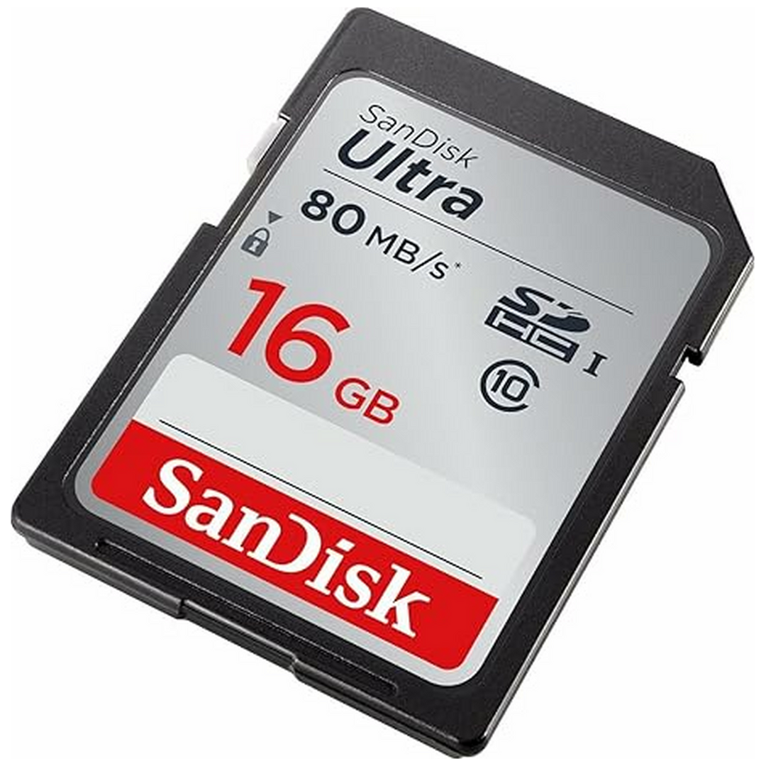 SanDisk Ultra SDHC UHS-I 16GB Memory Card