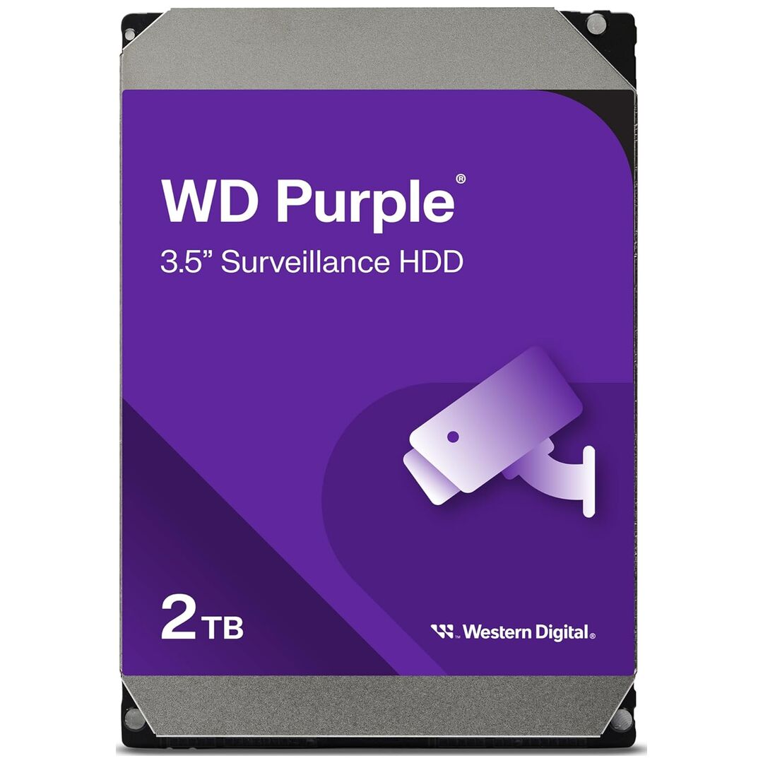 WD Purple 2TB Surveillance Hard Drive