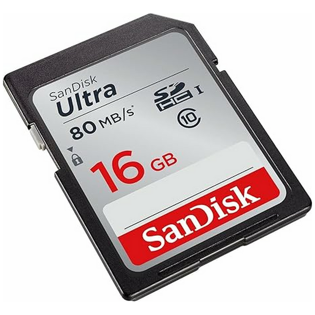 SanDisk Ultra SDHC UHS-I 16GB Memory Card